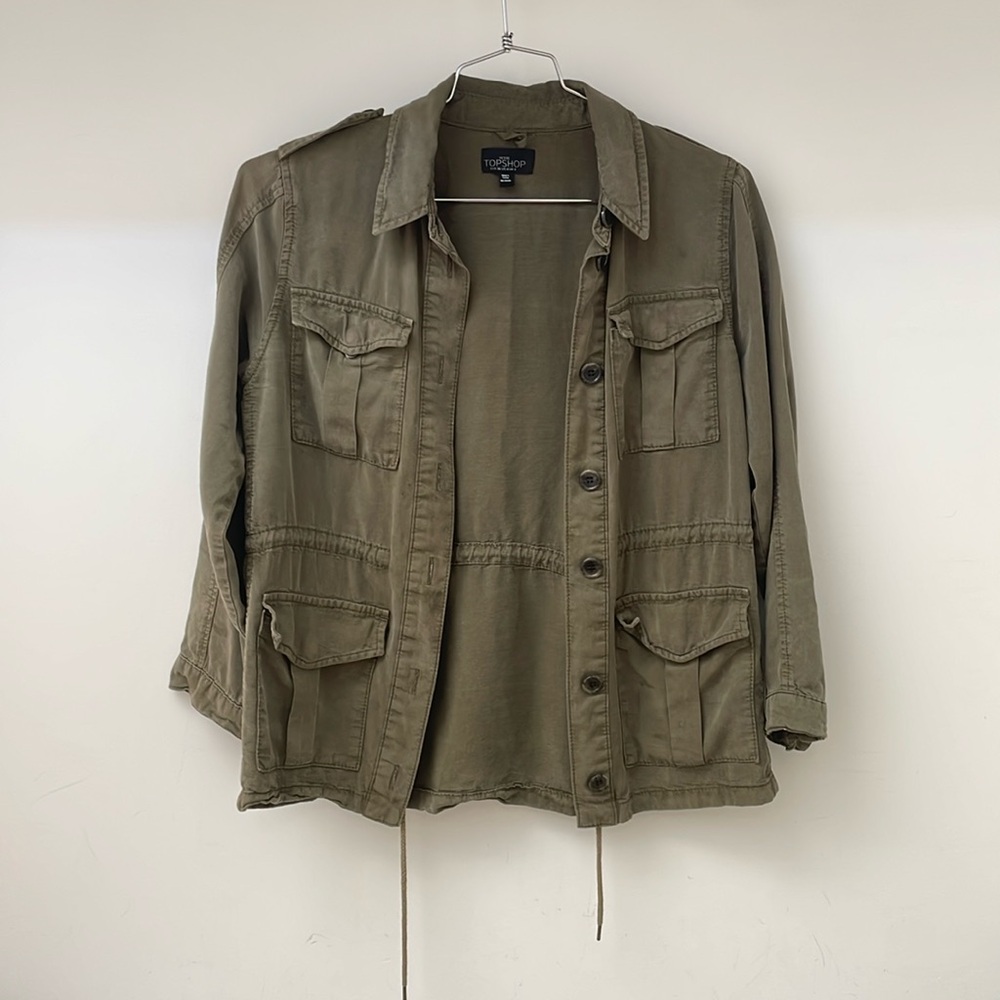 Top shop green jacket